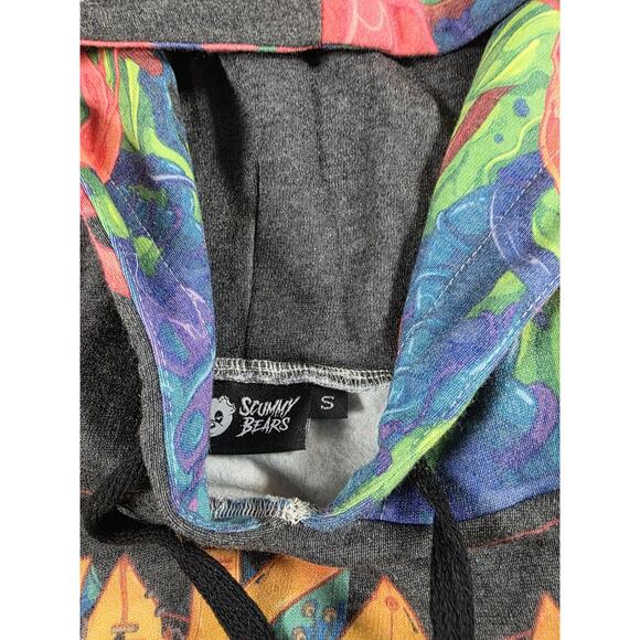 Scummy Bears x Wakaan Cropped Hoodie Women’s Small - Picture 2 of 5